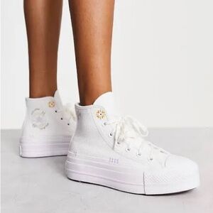 Converse Wmns Chuck Taylor All Star Platform High 'Autumn Embroidery - white’